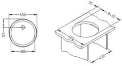 CASARREDO Nerezový drez FORM 10 vstavaný