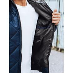Dstreet Pánska jesenná bunda s kapucňou tmavo modrá FALL tx2602z L