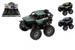 Teddies Auto OFF-ROAD kov/plast 7x8,5cm na zotrvačník