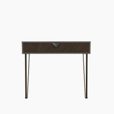 Hanah Home Konzolový stolík Linea 90 cm hnedý/sivý