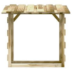 Vidaxl Pergola so strechami 3 ks 100x90x100 cm impregnované borovicové drevo