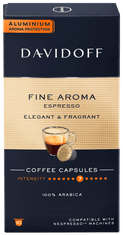 Davidoff Fine Aroma Espresso pre kávovary Nespresso, 10 ks