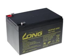 Long Long 12V 12Ah olovený akumulátor DeepCycle AGM F2 (WP12-12E)