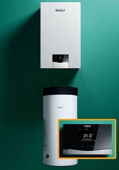 VAILLANT Vaillant VU 25CS/1-5 ecoTEC plus IoniDetect + VIH R 150 B + sensoCOMFORT 720 - Kotol