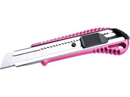 Extol Lady Ulamovací nôž (80059) 18mm, ružová metalická farba, kovový