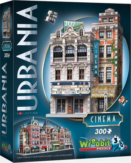 Wrebbit 3D puzzle Urbania: Kino 300 dielikov