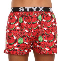 Styx 3PACK pánske trenky art športová guma viacfarebné (3B13489) - veľkosť L