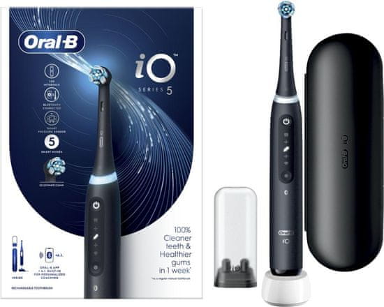 Oral-B magnetická zubná kefka iO Series 5 Black