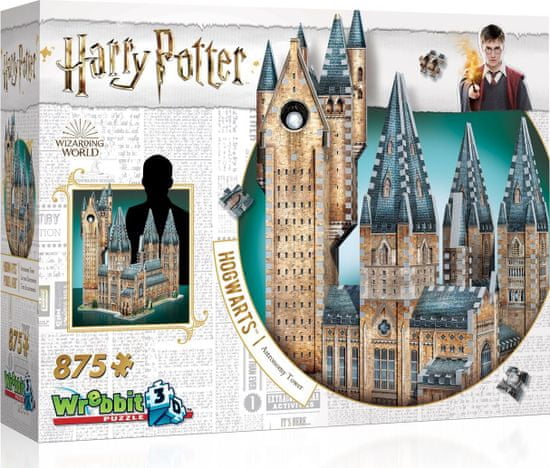 Wrebbit 3D puzzle Harry Potter: Rokfort, Astronomická veža 875 dielikov