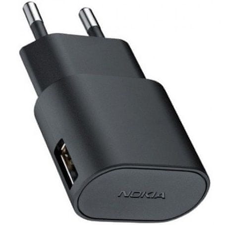 Nokia Nabíjací Adaptér 1.3A - Nokia USB - Čierna KP21242