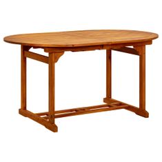 Petromila vidaXL Záhradný stôl 200x100x75 cm, akáciový masív