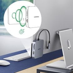 Ugreen CM521 HUB adaptér pre iMac USB-C - 3x USB 3.1 / SD / TF, šedý