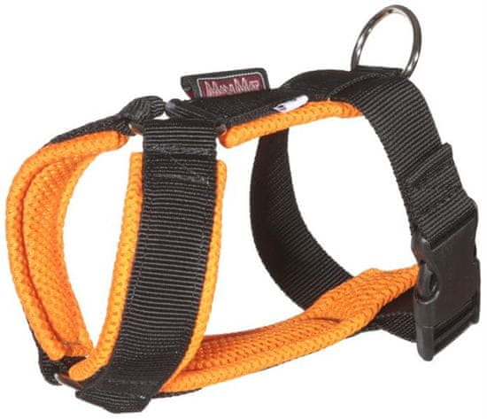 Chicco Postroj nylon - oranžový Reklama Reklama vel.L - krk 28-29 cm