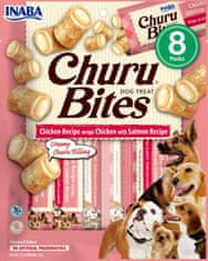 Inaba Churu Bites dog snack kura, tuniak a losos 8x 12g