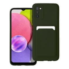 FORCELL Puzdro / obal pre Samsung Galaxy A03S zelený - Forcell CARD Case