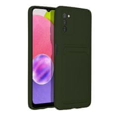 FORCELL Puzdro / obal pre Samsung Galaxy A03S zelený - Forcell CARD Case