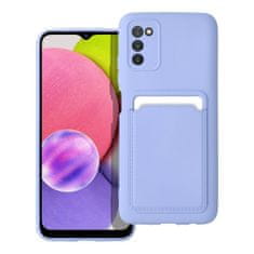 FORCELL Obal / kryt pre Samsung Galaxy A03S fialové - Forcell CARD Case