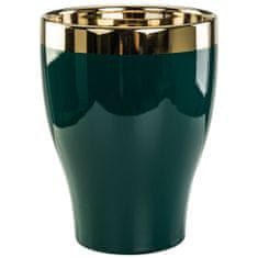 botle Kvetináč Glamour v zelenej fľaši 13 x 17,5 cm