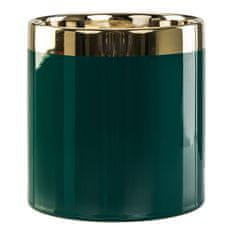 botle Kvetináč Zelená fľaša Glamour Cylinder 13,5 x 14 cm