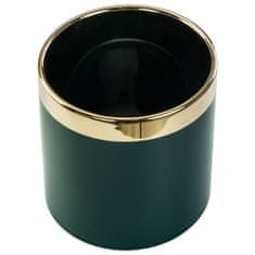 botle Kvetináč Zelená fľaša Glamour Cylinder 13,5 x 14 cm