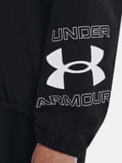 Under Armour Mikina Woven Graphic Crew-BLK S