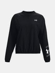 Under Armour Mikina Woven Graphic Crew-BLK S