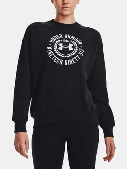 Under Armour Mikina Rival Fleece Crest Grp Crew-BLK