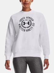 Under Armour Mikina Rival Fleece Crest Grp Crew-WHT S