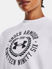 Under Armour Mikina Rival Fleece Crest Grp Crew-WHT S