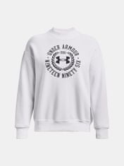 Under Armour Mikina Rival Fleece Crest Grp Crew-WHT S