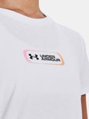 Under Armour Tričko UA GRADIENT PILL SS-WHT M