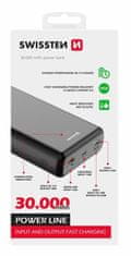 SWISSTEN POWER LINE POWER BANK 30000 mAh 22013914 - rozbalené