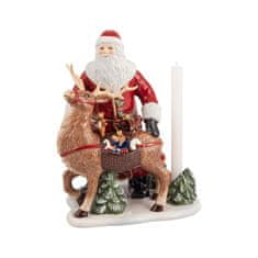 Villeroy & Boch Vianočný svietnik CHRISTMAS TOYS MEMORY Santa so sobom