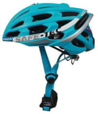 SAFE-TEC Chytrá Bluetooth helma/ Repro/ TYR 2 Turquoise S