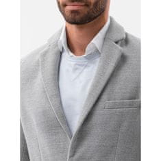 OMBRE Pánsky kabát JOSHUA šedý MDN14108 XL