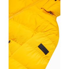 OMBRE Pánska bunda zimná EMIL žltá MDN21240 M
