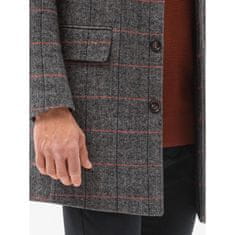 OMBRE Pánsky kabát KAYTON čierny MDN21554 XL
