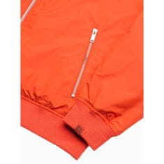 OMBRE Pánska bunda prešívaná medzisezónna BENTON tehlová MDN23307 L