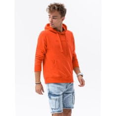 OMBRE Pánska mikina s potlačou JESSE orange MDN24293 XL