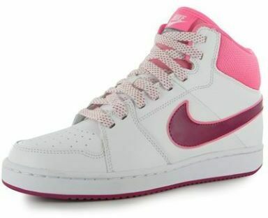 Nike - Backboard 2 Mid Ladies Trainers - White/Fuchsia - veľkosť 6