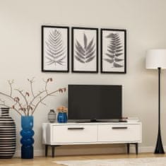 Hanah Home TV stolík Leni 120 cm biely