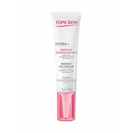 Topicrem Rozjasňujúci očný krém proti kruhom pod očami HYDRA+ (Radiance Eye Contour ) 15 ml