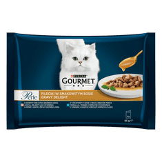 Gourmet PERLE Gravy Delight rybí výber v omáčke 48×85 g