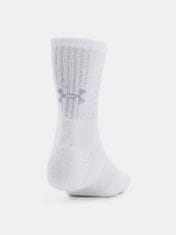 Under Armour Ponožky UA 3-Maker 3pk Mid-Crew-WHT M