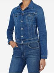 Pepe Jeans Rifľové bundy pre ženy Pepe Jeans - modrá XS