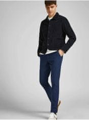 Jack&Jones Tmavomodré slim fit nohavice Jack & Jones Stollie 34/32