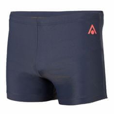 Aqua Sphere Pánske plavky ESSENTIAL BOXER sivá/červená šedá DE7 XL/2XL