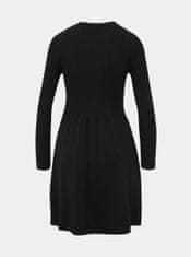 ONLY Čierne svetrové šaty ONLY Alma XS