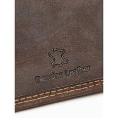 OMBRE Pánska kožená peňaženka PATRICK hnedá MDN9783 Univerzálne