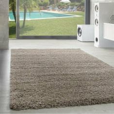 eoshop Kusový koberec Dream Shaggy 4000 beige (Variant: 65 x 130 cm-ZĽAVA 1 kus)